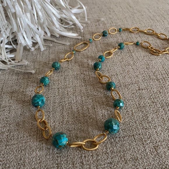 🪞long link gemstone necklace - Picture 2 of 15